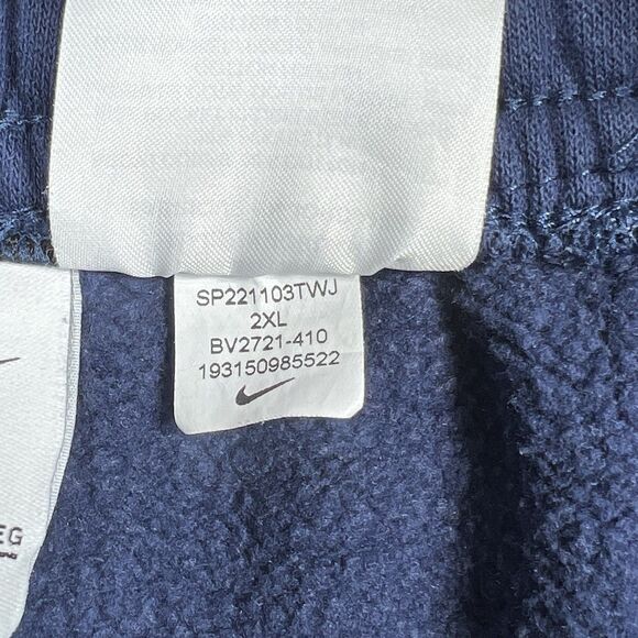 Nike Sportswear Club Mens Shorts Size 2XL Blue Athleisure Pockets Drawstring - Picture 9 of 11